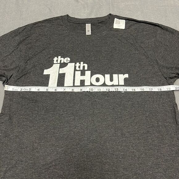 The 11th Hour with Stephanie Ruhle Charcoal Grey Short Sleeve T-Shirt Size Large - Picture 5 of 6